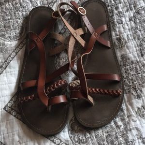 Leather sandals